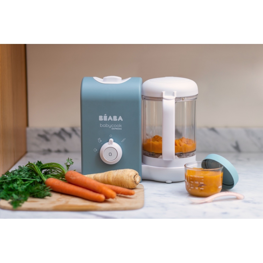 Beaba - Уред за готвене на пара 2в1 BABYCOOK EXPRESS син