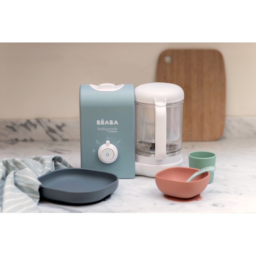 Beaba - Уред за готвене на пара 2в1 BABYCOOK EXPRESS син