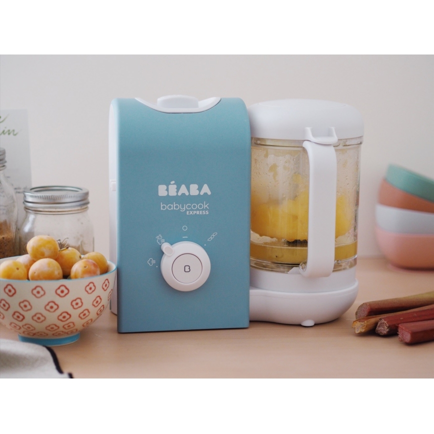 Beaba - Уред за готвене на пара 2в1 BABYCOOK EXPRESS син