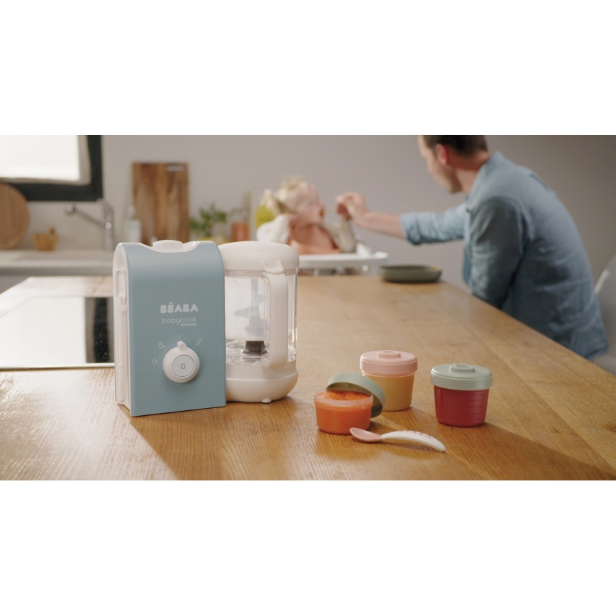 Beaba - Уред за готвене на пара 2в1 BABYCOOK EXPRESS син