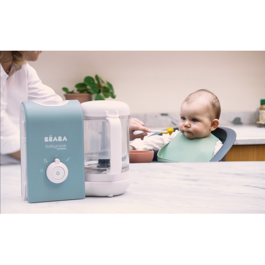 Beaba - Уред за готвене на пара 2в1 BABYCOOK EXPRESS син