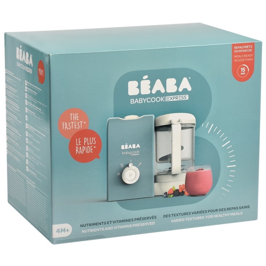Beaba - Уред за готвене на пара 2в1 BABYCOOK EXPRESS син