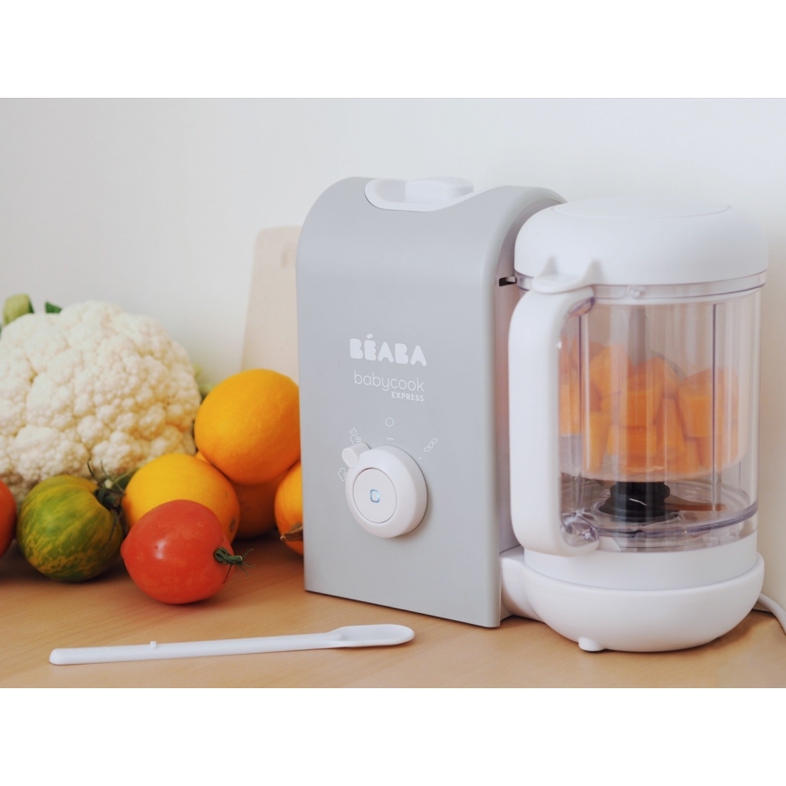 Beaba - Уред за готвене на пара 2в1 BABYCOOK EXPRESS сив