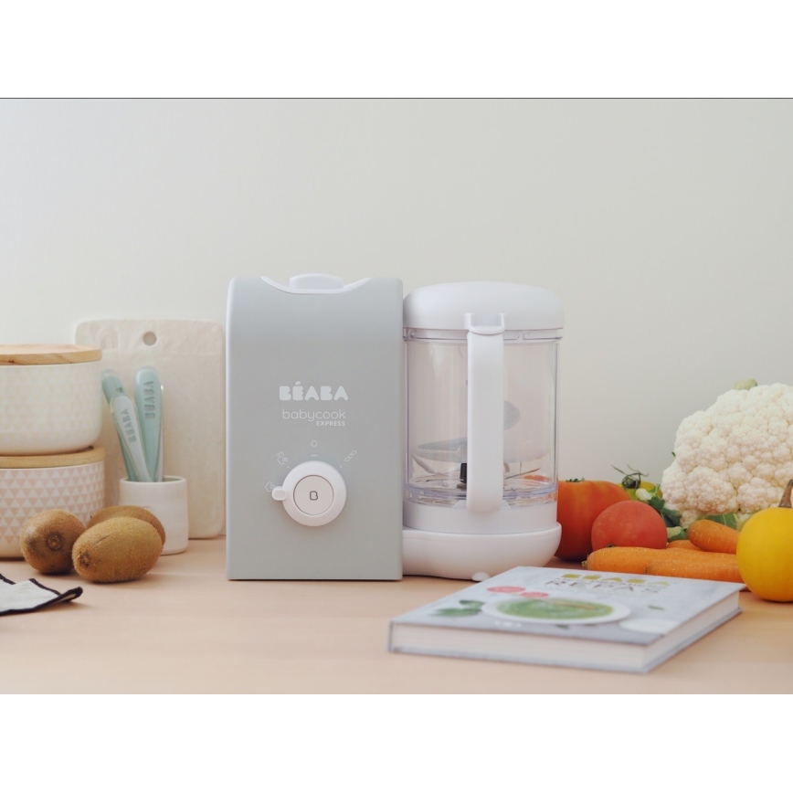 Beaba - Уред за готвене на пара 2в1 BABYCOOK EXPRESS сив