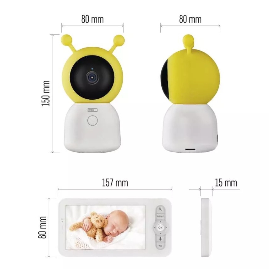 Бебефон GoSmart 5V Wi-Fi Tuya