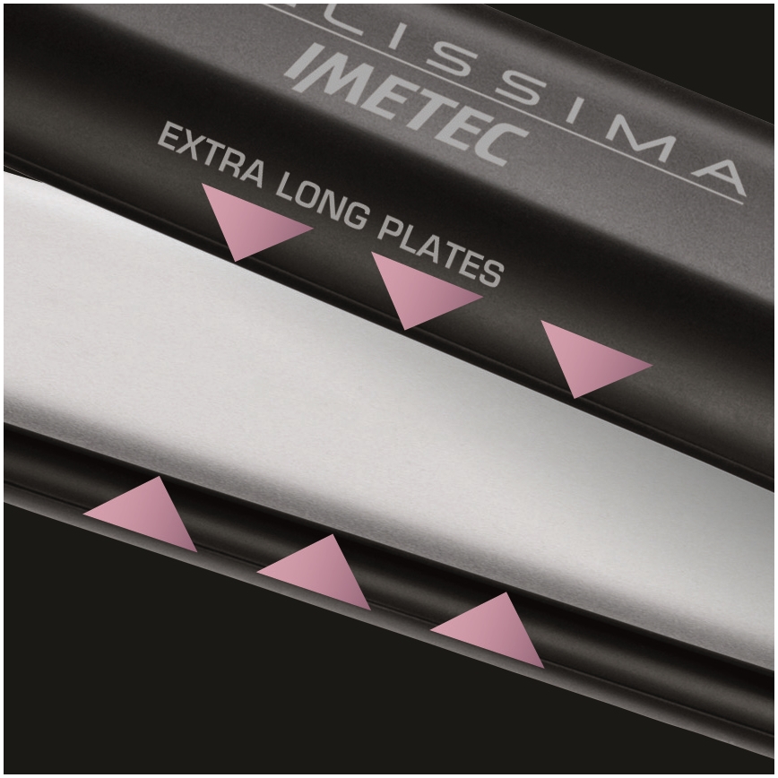 Bellissima 11140 - Професионална преса за коса 42W/230V черна