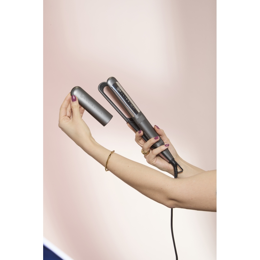 Bellissima 11876 - Изправяща преса за коса 50W/230V черна/розова