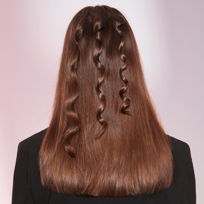 Bellissima 11949 - конична маша за къдрене 40W/230V черна/розова