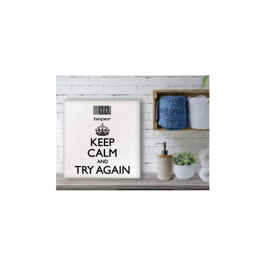 Beper - Електронна везна за тяло с LCD дисплей, 1xCR2032