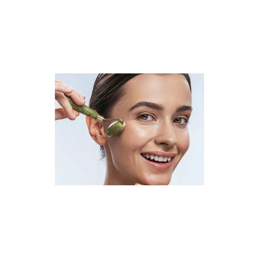Beper - масажен ролер и нефритов камък Gua Sha