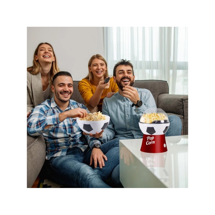 Beper - Машина за пуканки 1200W/230V с дизайн на футболна топка