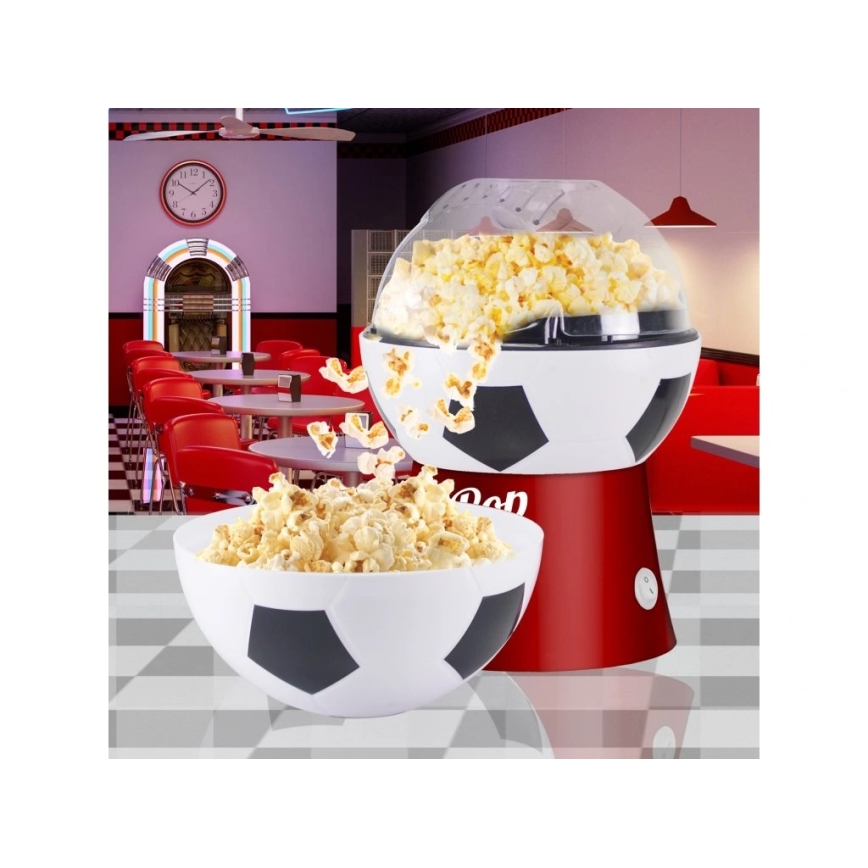 Beper - Машина за пуканки 1200W/230V с дизайн на футболна топка