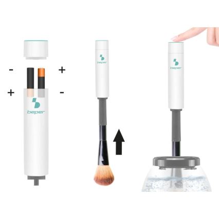 Beper - Почиствач за четки за грим 2xAAA