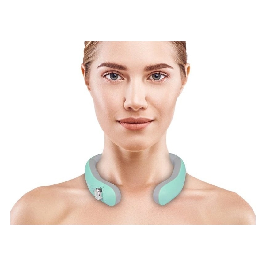 Beper - Презареждаем масажор за шията EMS 5V/900 mAh, цвят мента
