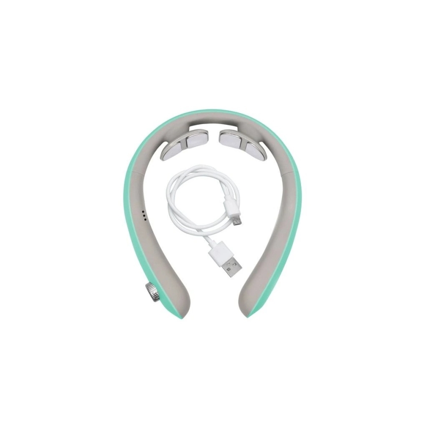 Beper - Презареждаем масажор за шията EMS 5V/900 mAh, цвят мента