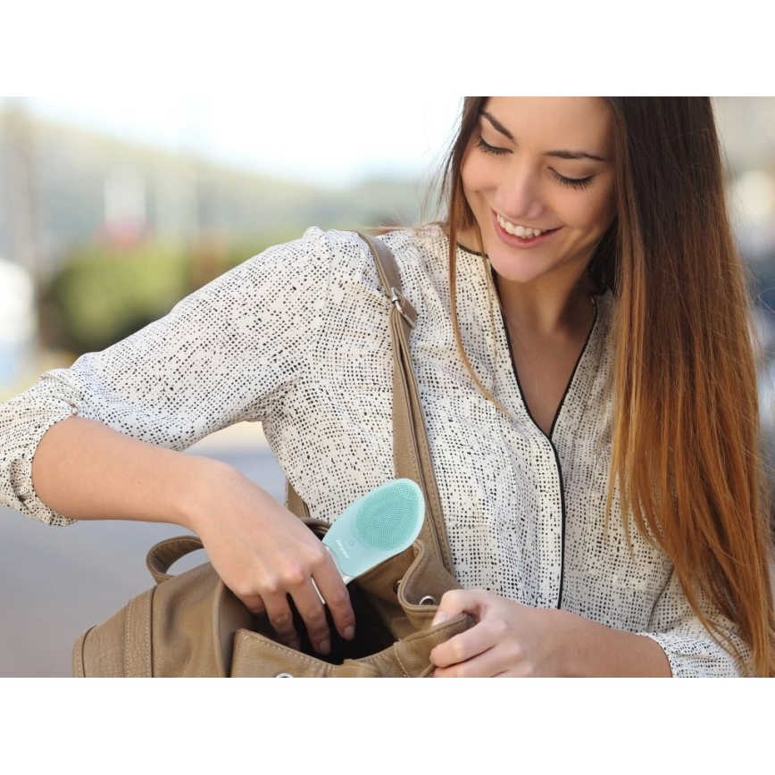 Beper - Презареждаема почистваща четка за лице USB/5V 200 mAh