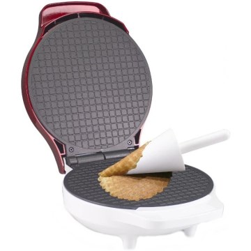 Beper - Вафленник 2 в 1 1000W/230V червен