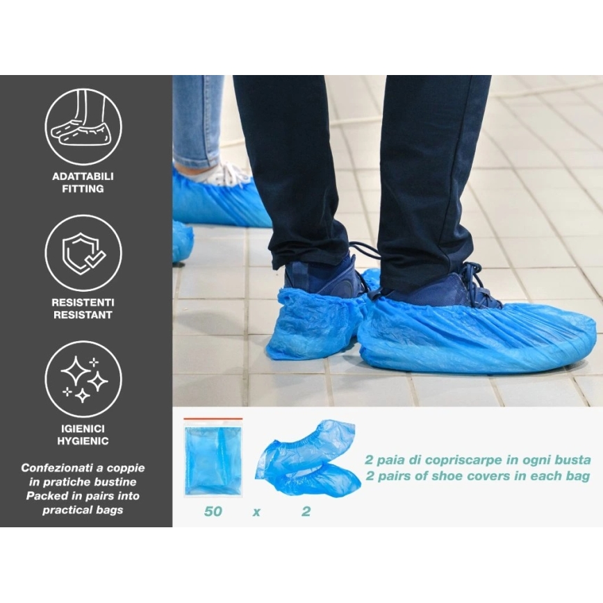 Beper - Калъфове за обувки, комплект от 100 бр.