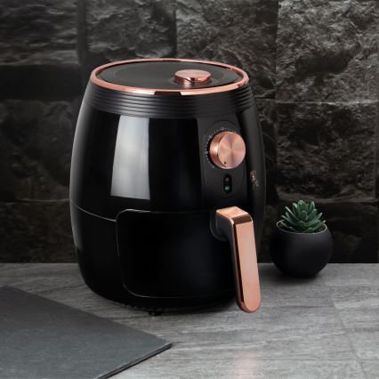 BerlingerHaus - Еър фрайър 3,5л 1350W/230V черен/розовозлатист