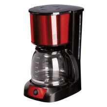 BerlingerHaus - Кафе машина 1,5л с функция за пропапване и за температура червена