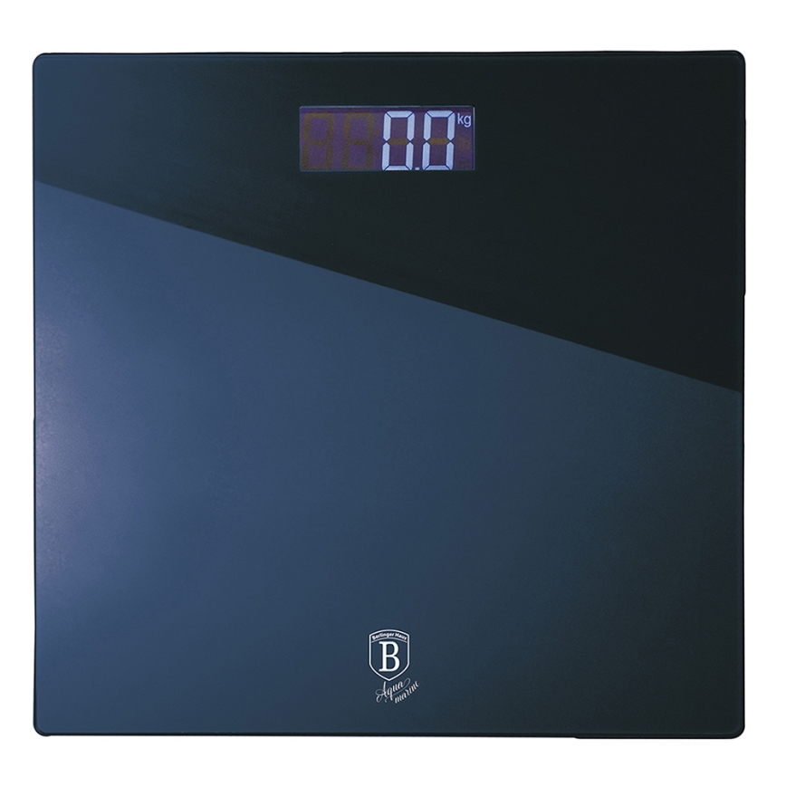 BerlingerHaus - Кантар с LCD дисплей 2xAAA син