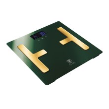 BerlingerHaus - Кантар с LCD дисплей 2xAAA зелен/златист