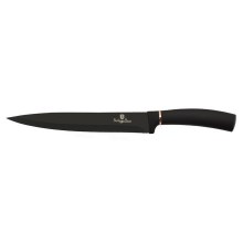 BerlingerHaus - Кухненски нож 20 cм черен/розово-златист