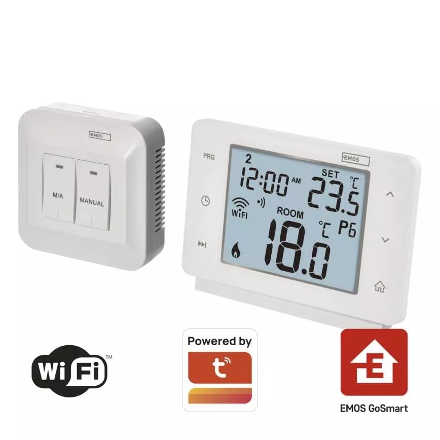 Безжичен дигитален термостат GoSmart 230V/16A Wi-FI Tuya