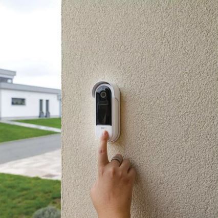 Безжичен видео звънец с датчик за движение GoSmart 5V 3xAA IP65 Wi-Fi Tuya