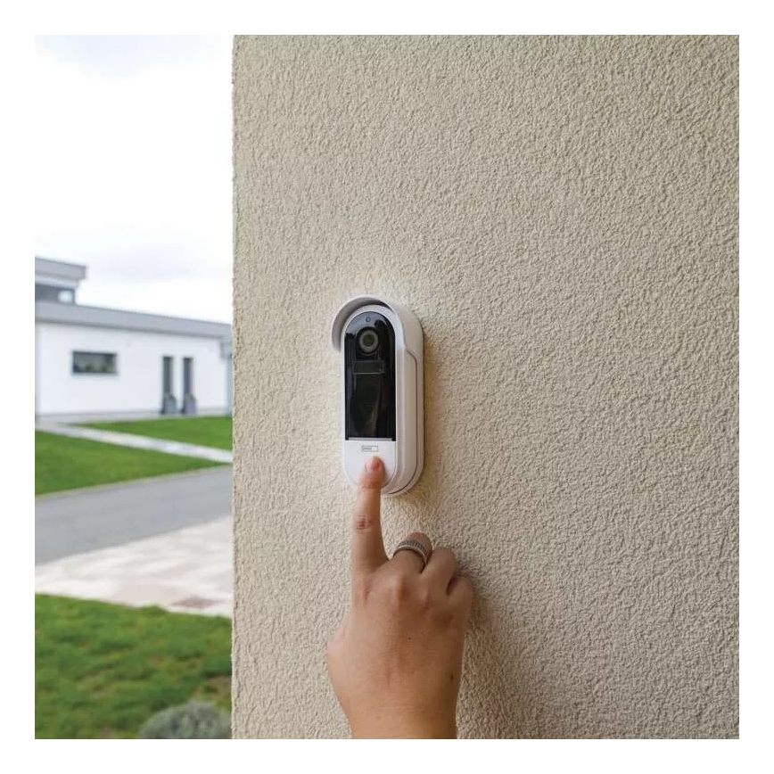 Безжичен видео звънец с датчик за движение GoSmart 5V 3xAA IP65 Wi-Fi Tuya