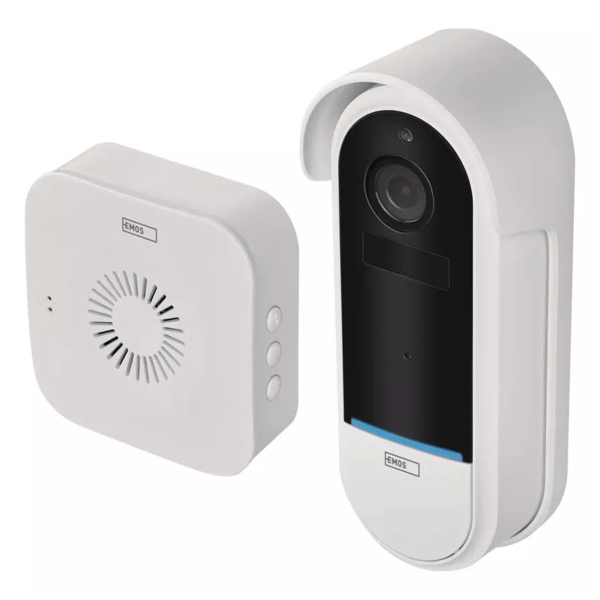 Безжичен видео звънец с датчик за движение GoSmart 5V 3xAA IP65 Wi-Fi Tuya