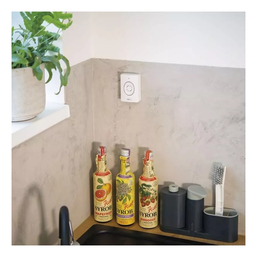 Безжичен видеозвънец със сензор за движение GoSmart 12V 3xAA IP44 Wi-Fi Tuya