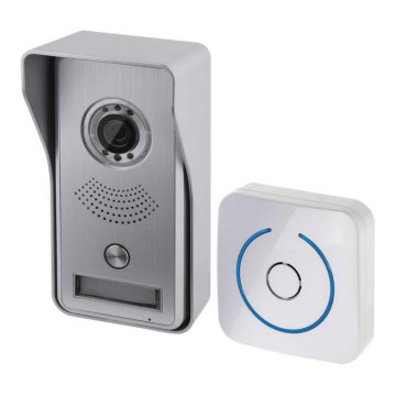 Безжичен звънец за врата с камера и WIFI 12V IP44