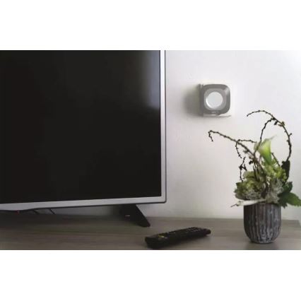 Безжичен звънец за контакт 230V + 1xCR2032 IP44 сив
