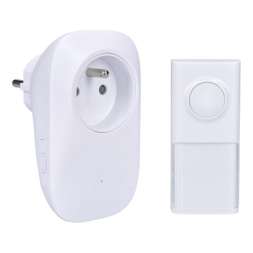Безжичен звънец за контакт 230V/1xLR23A IP55