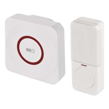 Безжичен звънец за контакт GoSmart 230V + 1xCR2032 бял Wi-Fi