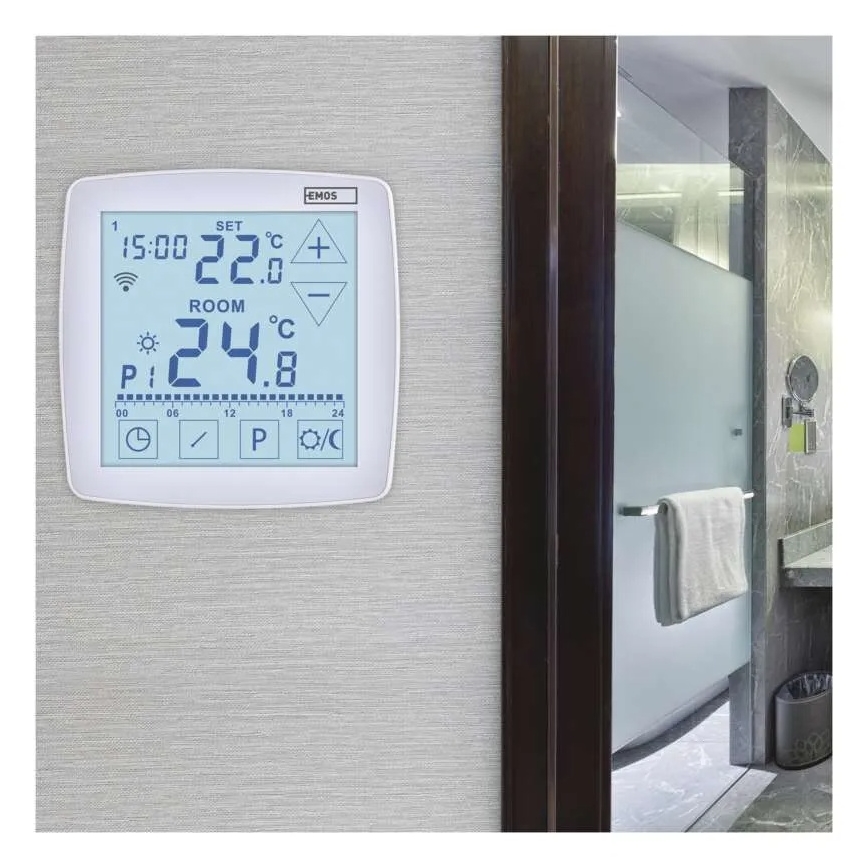 Безжичен цифров термостат GoSmart 230V/16A Wi-Fi Tuya