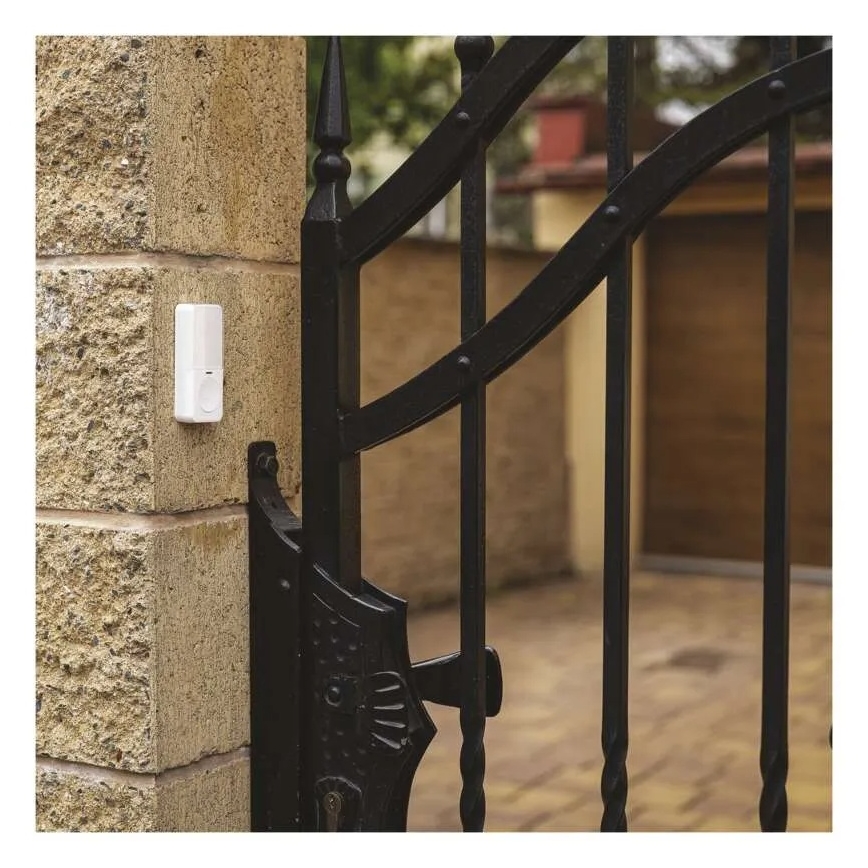 Безжичен вграден звънец 230V + 1xCR2032 бял