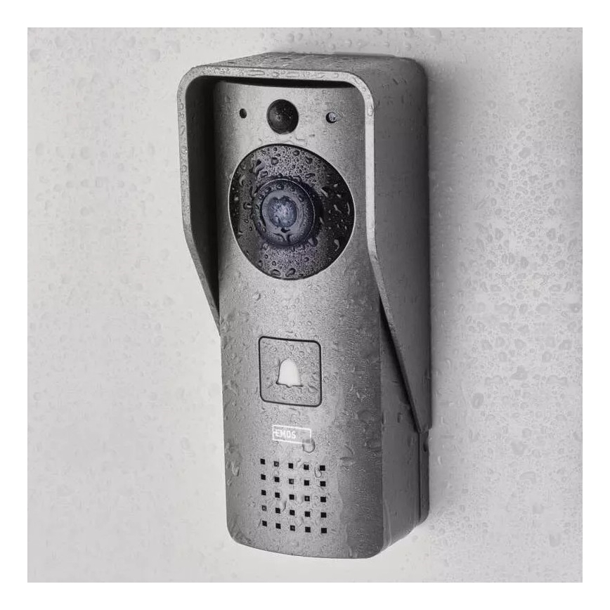 Безжичен видеодомофон с датчик за движение GoSmart 12V/3xAA IP44 Wi-Fi Tuya