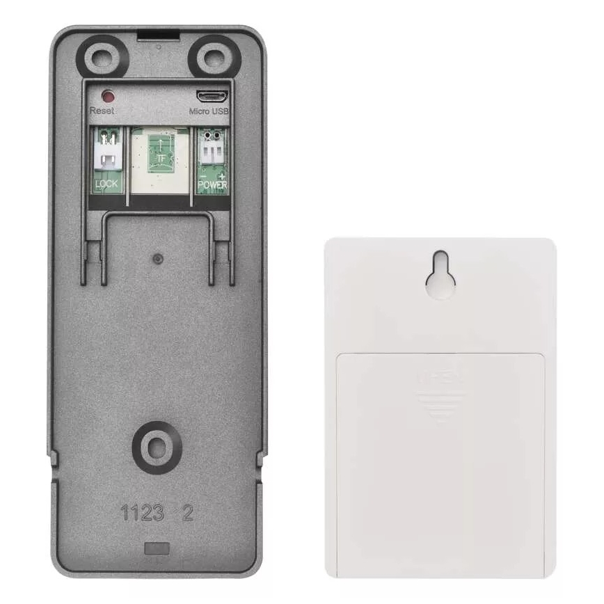 Безжичен видеодомофон с датчик за движение GoSmart 12V/3xAA IP44 Wi-Fi Tuya