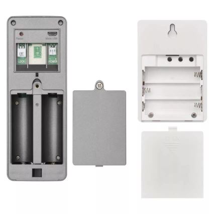 Безжичен видеодомофон с датчик за движение GoSmart 12V/3xAA IP44 Wi-Fi Tuya