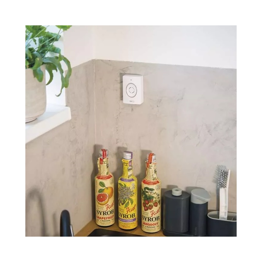 Безжичен видеозвънец със соларен панел GoSmart 4400 mAh 3xAA IP44 Wi-Fi Tuya