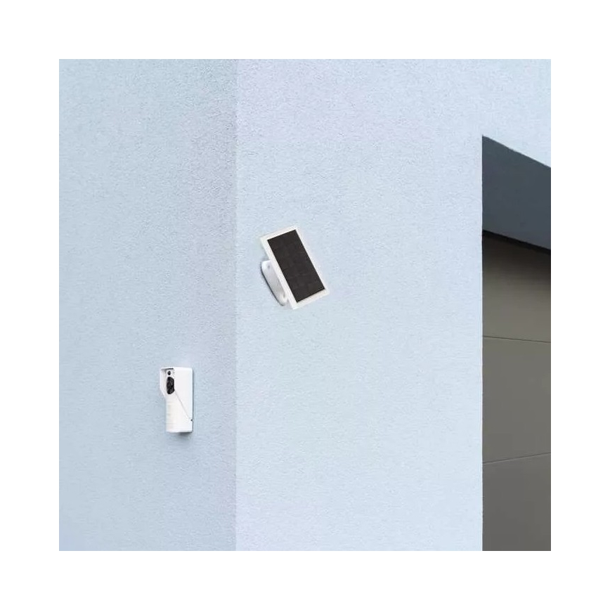 Безжичен видеозвънец със соларен панел GoSmart 4400 mAh 3xAA IP44 Wi-Fi Tuya