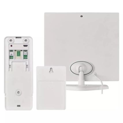 Безжичен видеозвънец със соларен панел GoSmart 4400 mAh 3xAA IP44 Wi-Fi Tuya