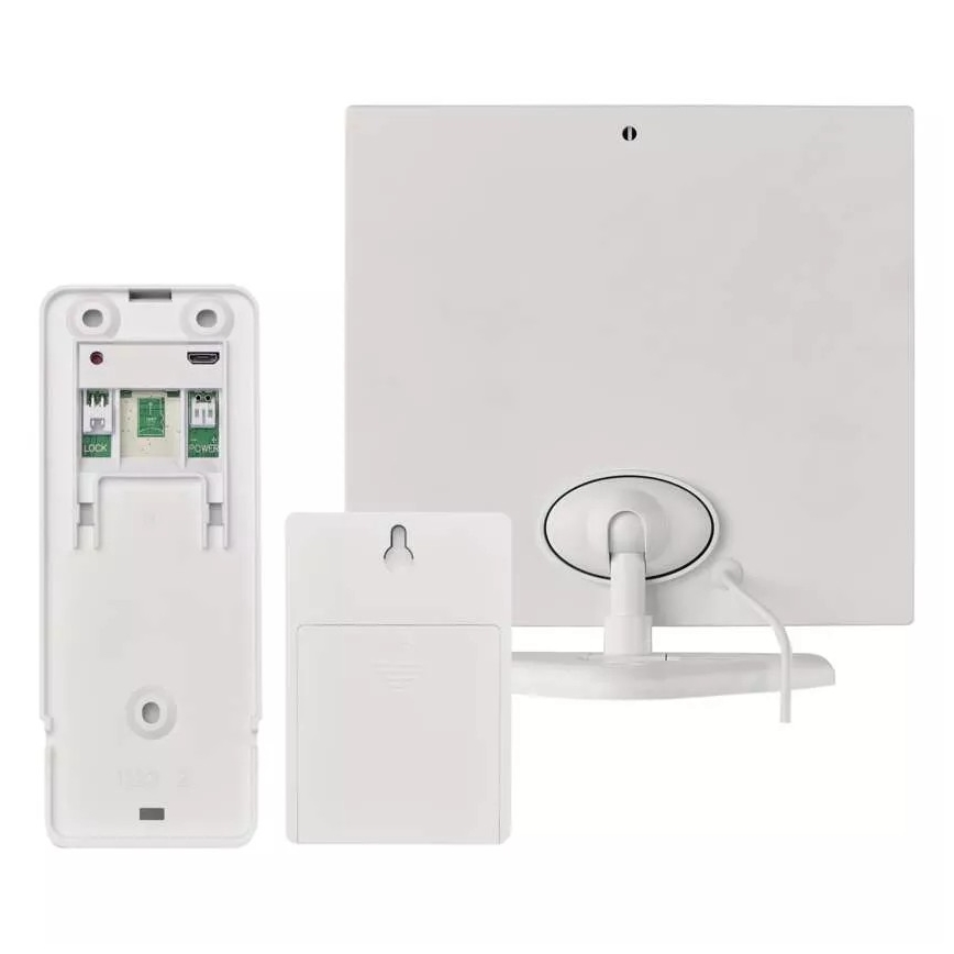 Безжичен видеозвънец със соларен панел GoSmart 4400 mAh 3xAA IP44 Wi-Fi Tuya