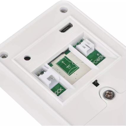 Безжичен видеозвънец със соларен панел GoSmart 4400 mAh 3xAA IP44 Wi-Fi Tuya