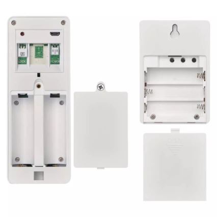 Безжичен видеозвънец със соларен панел GoSmart 4400 mAh 3xAA IP44 Wi-Fi Tuya