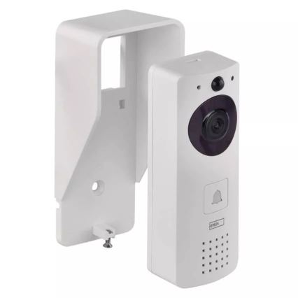 Безжичен видеозвънец със соларен панел GoSmart 4400 mAh 3xAA IP44 Wi-Fi Tuya