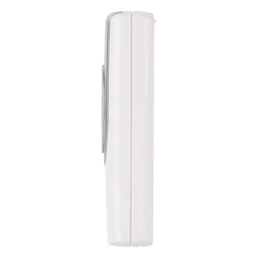 Безжичен звънец 3xAA/1xCR2032 IP44 бял/сребрист