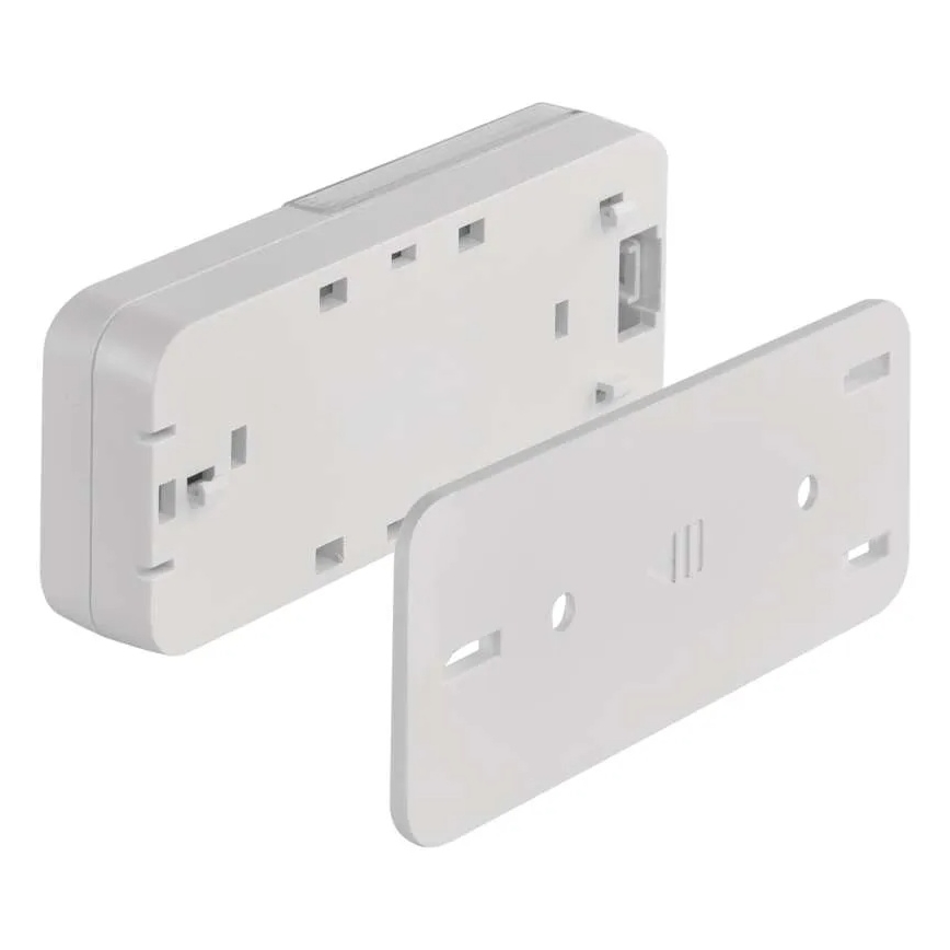 Безжичен звънец за контакт 230V + 1xCR2032 бял